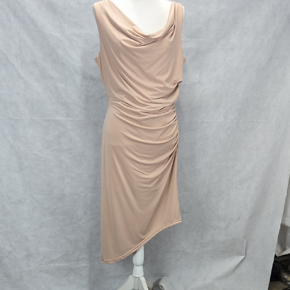 Sam Edelman Asymmetrical Beige Dress